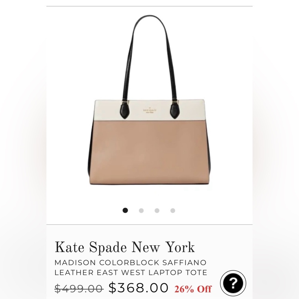 Kate Spade Blush Pink Tote - Picture 4 of 4